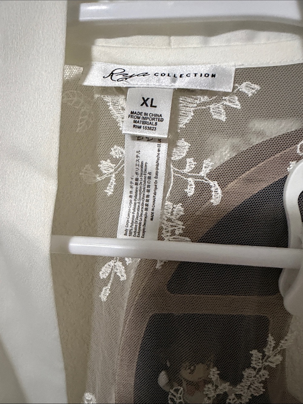 Rya Collection Darling Lace Cover Up Robe - Picture 4 of 5